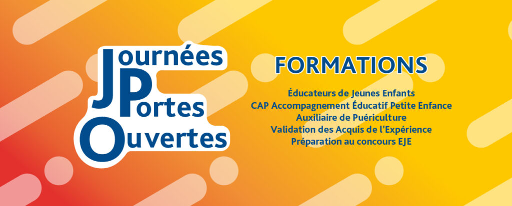 Visuel JPO avec les formations du CRFPE